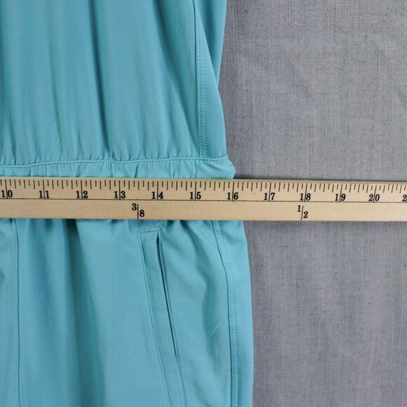 Athleta Expedition Dress Womens 8 Athletic Dress Built-In Shorts Aqua Green - Picture 9 of 10